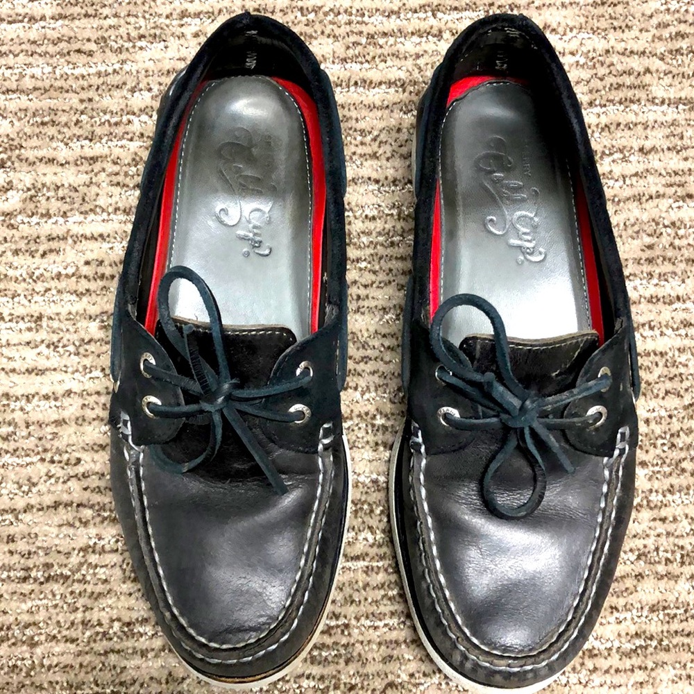 EUC Men’s Sperry Gold Cup Authentic Original Boat shoes, size 9, black